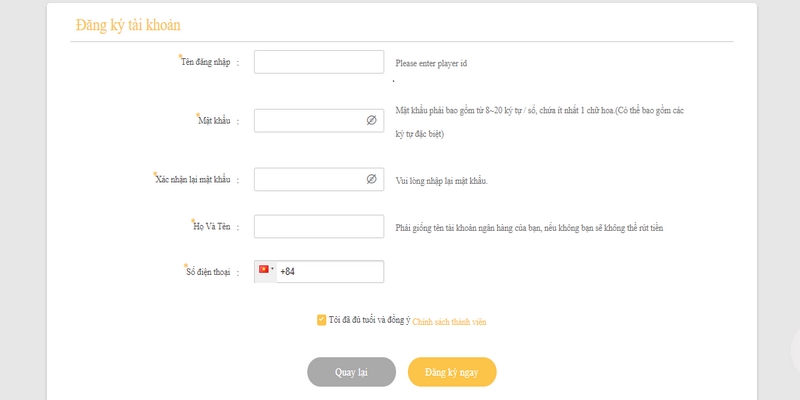 Đăng ký PG88 cực dễ khi nắm rõ quy định